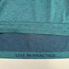 Lululemon Shirt Men Small Heather Teal Long Sleeve Train Work Party Run Gym Ex