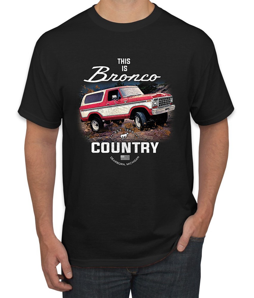 This Is Ford Bronco Country Cars and Trucks Men T-Shirt