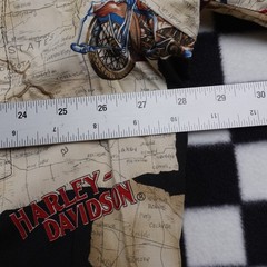 Vintage Harley Davison biker Hawaiian style all over print button up Shirt 3XL