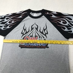 Matco Tools Shirt Mens Extra Large Gray Flames Fire Skate Surf Street Garage Tee