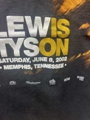 Mike Tyson Vs Lennox Lewis Vintage 2002 Boxing Men’s T-Shirt Sz XXL (8