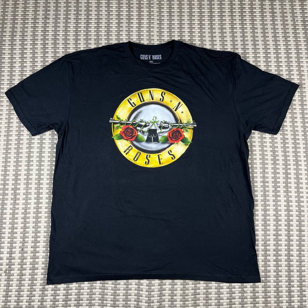 Guns N Roses Black Graphic T Shirt Men’s Sz 2XL New