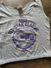 Vintage 1989 Kansas Wesleyan University All Star Game Jersey Adult XS Cropped