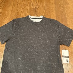 Modern Culture Essentials Men’s Black White Graphic Print Crew Neck T-Shirt XL