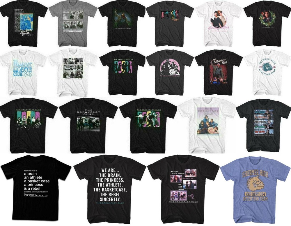Pre-Sell The Breakfast Club Movie Licensed T-Shirt #3
