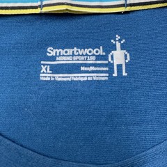 Smartwool Merino Sport 150 T-Shirts Mens XL Merino Wool Blue Bear Graphic