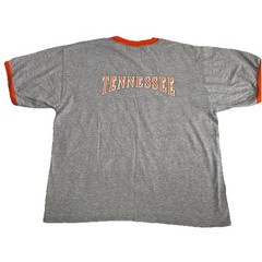 Vintage Tennessee Volunteers Mens XL Gray Orange T Shirt Short Sleeve