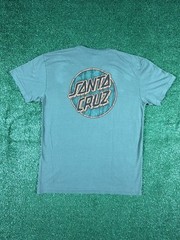 Santa Cruz Blue Bamboo Dot Graphic T-Shirt