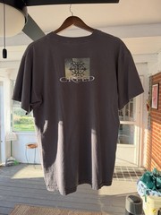 Vintage Creed weathered Graphic Black Men’s L Short Sleeve Band T-Shirt