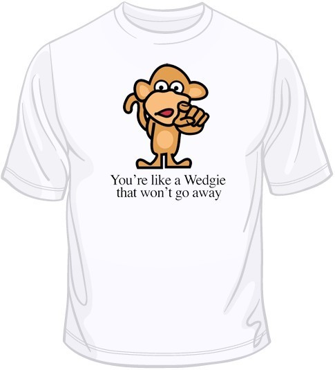 You’re Like A Wedgie T Shirt You Choose Style, Size, Color Up to 4XL 10076