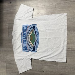 Vintage Rare Los Angeles Dodgers Giovanni’s World White T Shirt