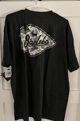 Burlebo Outdoors Men’s Camo Deer Arrowhead T-Shirt Size XL NWT Dark Grey