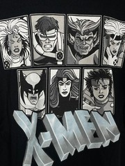 X-Men Cartoon 90’s Style Black T-Shirt Wolverine Storm Cyclops Beast Men’s XL