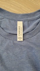 Men’s Canvas Light Weight Slim Tri-Blend T-Shirt Medium – Blue or Mint Green