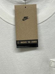 Nike Sportswear Premium Essentials Pocket Tee Shirt Mens Large White Minimalist