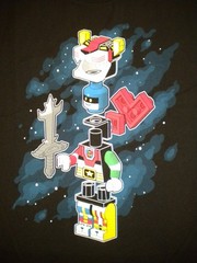 VOLTRON LEGO T-SHIRT I’ll Build The Head Legos Spoof Anime Cartoon Art RIPT New