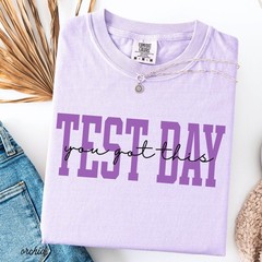 Test Day Shirt You got this shirt Comfort colors Teacher Test Day Shirt Test
