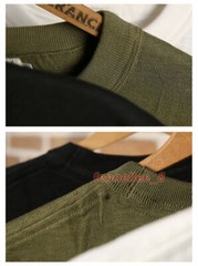 NON STOCK Heavy Gusset T-Shirts Athletic Mens USA Cotton Tee Shirt Solid Color