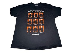 MICHAEL MYERS HALLOWEEN II THE MANY MOODS OF MICHAEL MYERS T SHIRT SZ XL NWOT