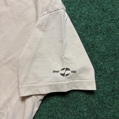 Vintage Y2K Split T Shirt Sz Large Tan Surf Skate