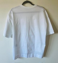 Uniqlo JW Anderson Women’s White Supima Cotton Crew Neck Oversized T-Shirt SZ S