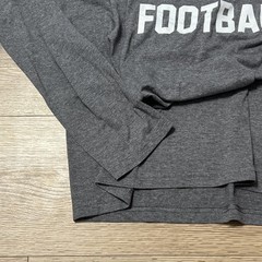 District The Perfect Tri Adult Grey Hooded Bulldog Football Top Size XL (A25)