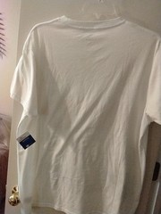 Men’s White T-Shirt True to the Red White and Blue Patriotic Logo Size 2X