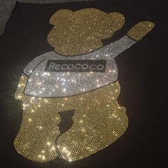 New Fashion Diamond Rhinestones Bear Short Sleeve Luxury Men Black T-Shirt