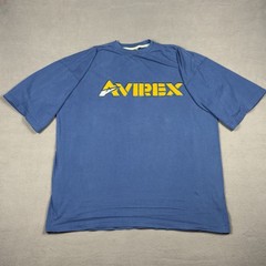Vintage Avirex Varsity Men’s 2XL Shirt Chest Embroidered Textured Lettering Rare