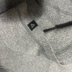 Pact Organic Cotton Henley Men’s Shirt Size Large Grey Gray Long Sleeves