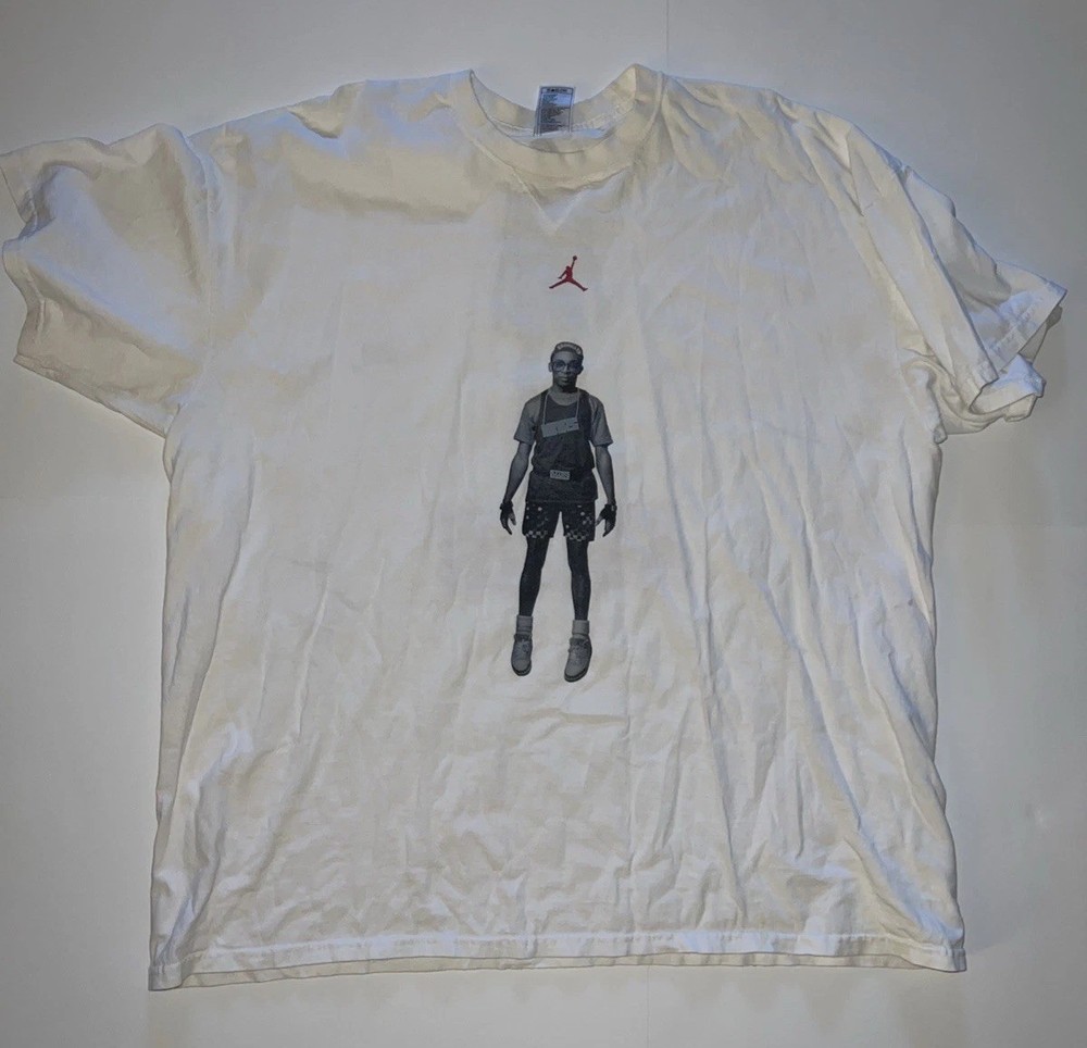 Air Jordan Mars White T-Shirt Basketball Print size XXXL 3x Brand
