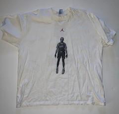 Air Jordan Mars White T-Shirt Basketball Print size XXXL 3x Brand