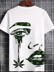 Men’s Flag Print Casual T-Shirt – Vintage Distressed Freedom T-Shirt – Stars And