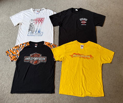 Harley Davidson Motorcycles Graphic Biker T-Shirts Bulk Lot of 17 – Size Large
