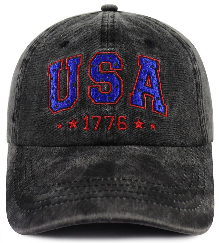 American Flag Hat for Men Women, Fourth 4th of July Decorations Baseball Cap,…