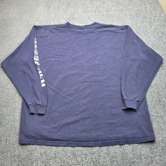 Vintage Y2K Mamma Mia! Broadway Musical Long Sleeve T-Shirt Mens XL Delta Navy