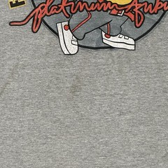 Vintage FUBU Platinum Fat Albert Junkyard Gang Tee Mens 2XL Gray Y2K