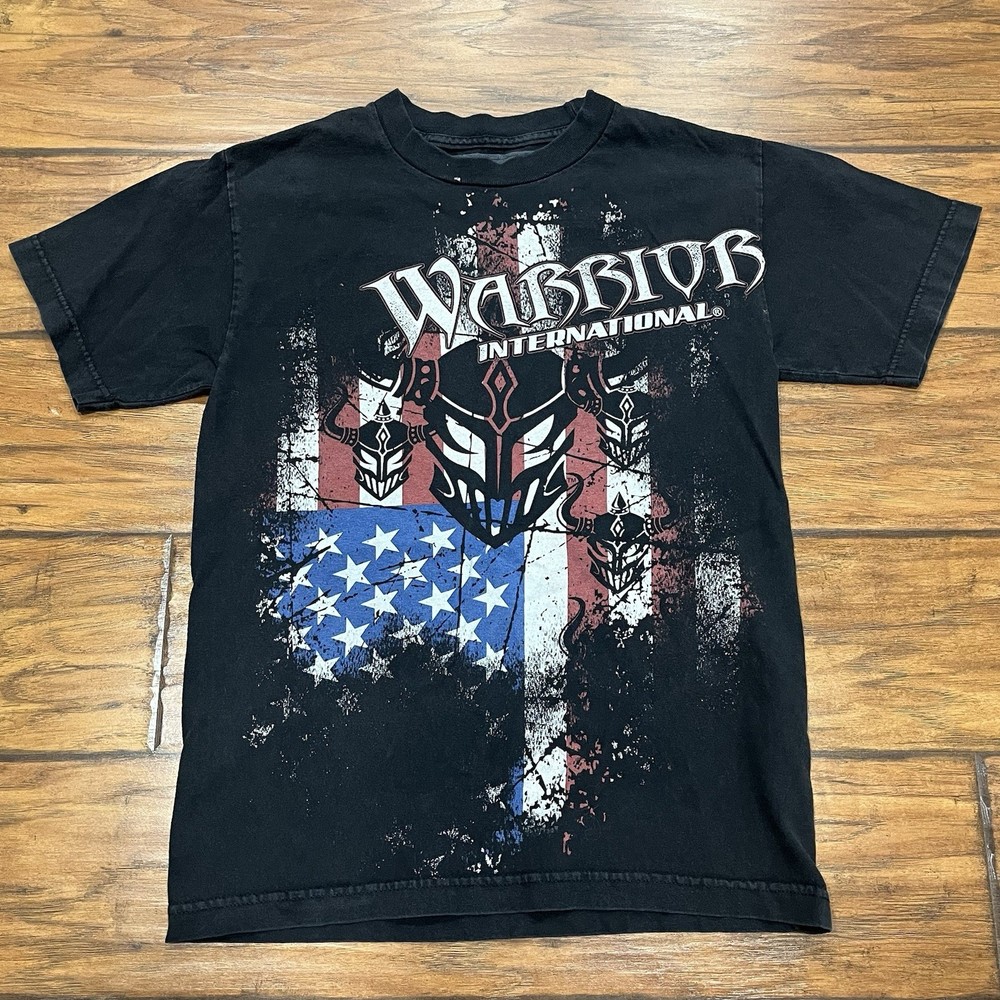 Warrior International T-Shirt Men’s XS Black MMA Freedom Fighter Shane Carwin