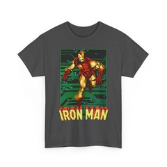 Iron Man T-Shirt Marvel Comics John Byrne Art Retro Avengers Vintage-Style Tee