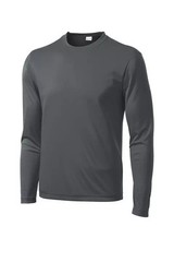 XL Sport Tek Polyester Long Sleeve Rescue Diver SCUBA Gray T-shirt