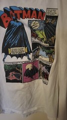 Batman Vtg Comic Book T Shirt Small S Sleeve on White Single stitch No Label 27