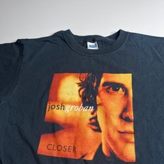 Josh Groban Closer 2005 Tour T-Shirt Mens Medium Black Anvil Graphic Tee