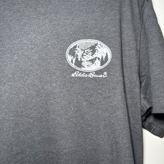Eddie Bauer TL Tall Large Black Graphic T-Shirt NWOT Mountain Logo Tee
