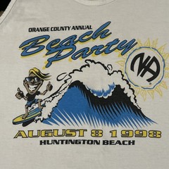 VTG NA August 8,1998 ORANGE COUNTY Annual BEACH PARTY Huntington Beach MensTANK