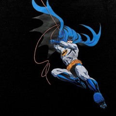 BAIT x Batman Shirt Mens 2XL Black Graphic Tee DC Comics Tagless Double Sided