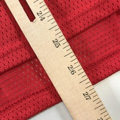 Vintage Champion Shirt Mens Medium Red Mesh V-Neck Short Sleeve Athletic Jersey