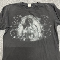 Jose L. Acosta Long Sleeve Shirt Mens Size Small Black Virgin Mary Nuestra Reyna