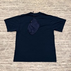 Montbell Wickron Travel Knit Shirt Men’s Medium Crew Navy Pocket Pouch