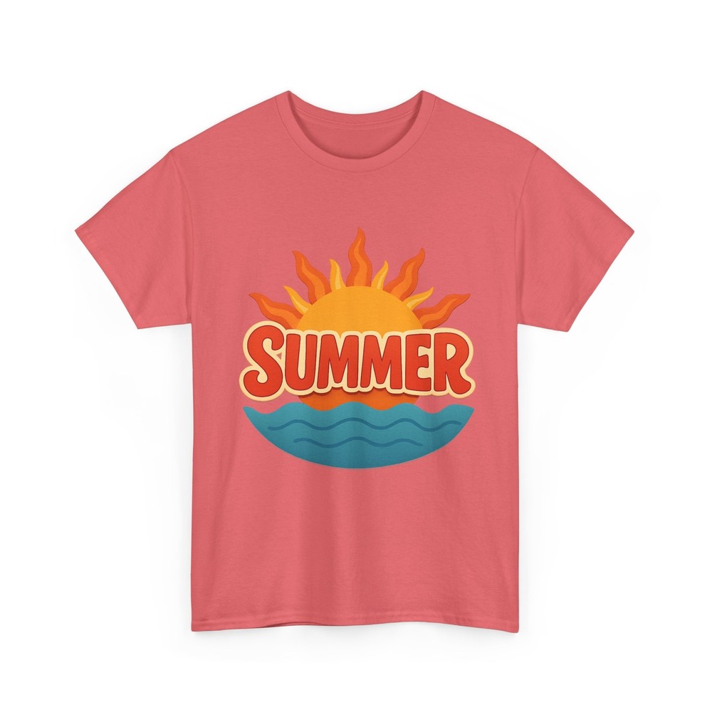 Summer Vibes T-Shirt Unisex Cotton Tee for Beach, Travel & Sunshine Fun
