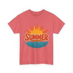 Summer Vibes T-Shirt Unisex Cotton Tee for Beach, Travel & Sunshine Fun